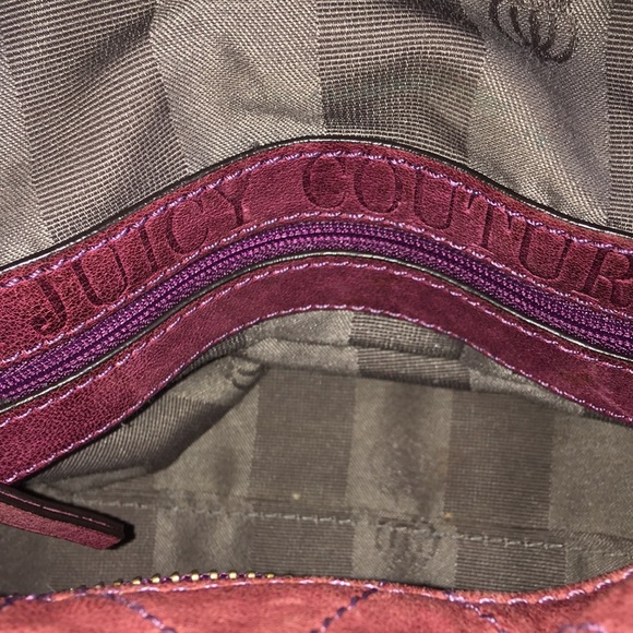 Vintage Juicy Couture purple leather purse. - Picture 11 of 16